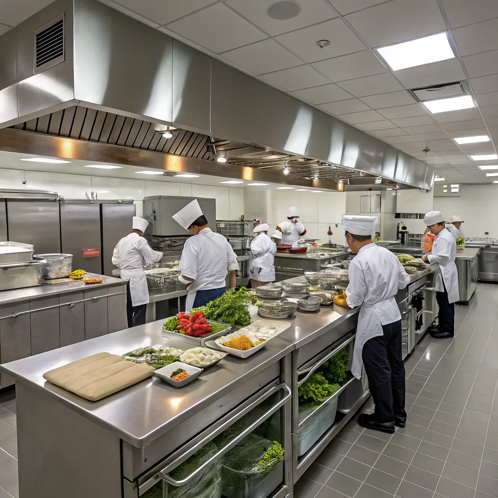 Culinary School Kitchen